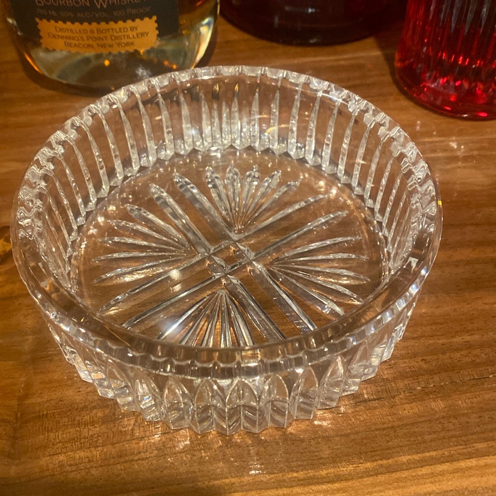 Waterford crystal wine coaster